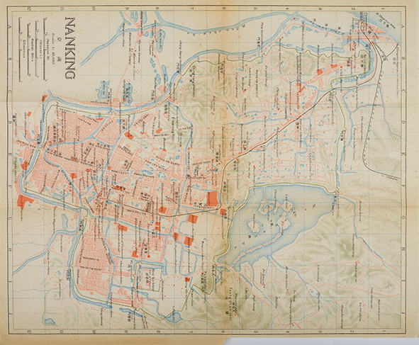 1915年日本印制南京铁路地图